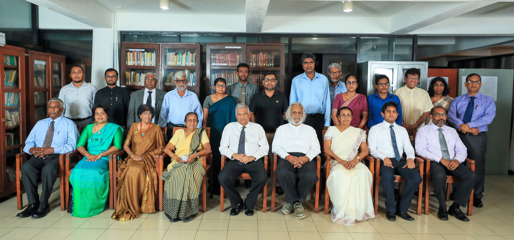 Royal Asiatic Society Council with President Ranil Wickremasinghe
